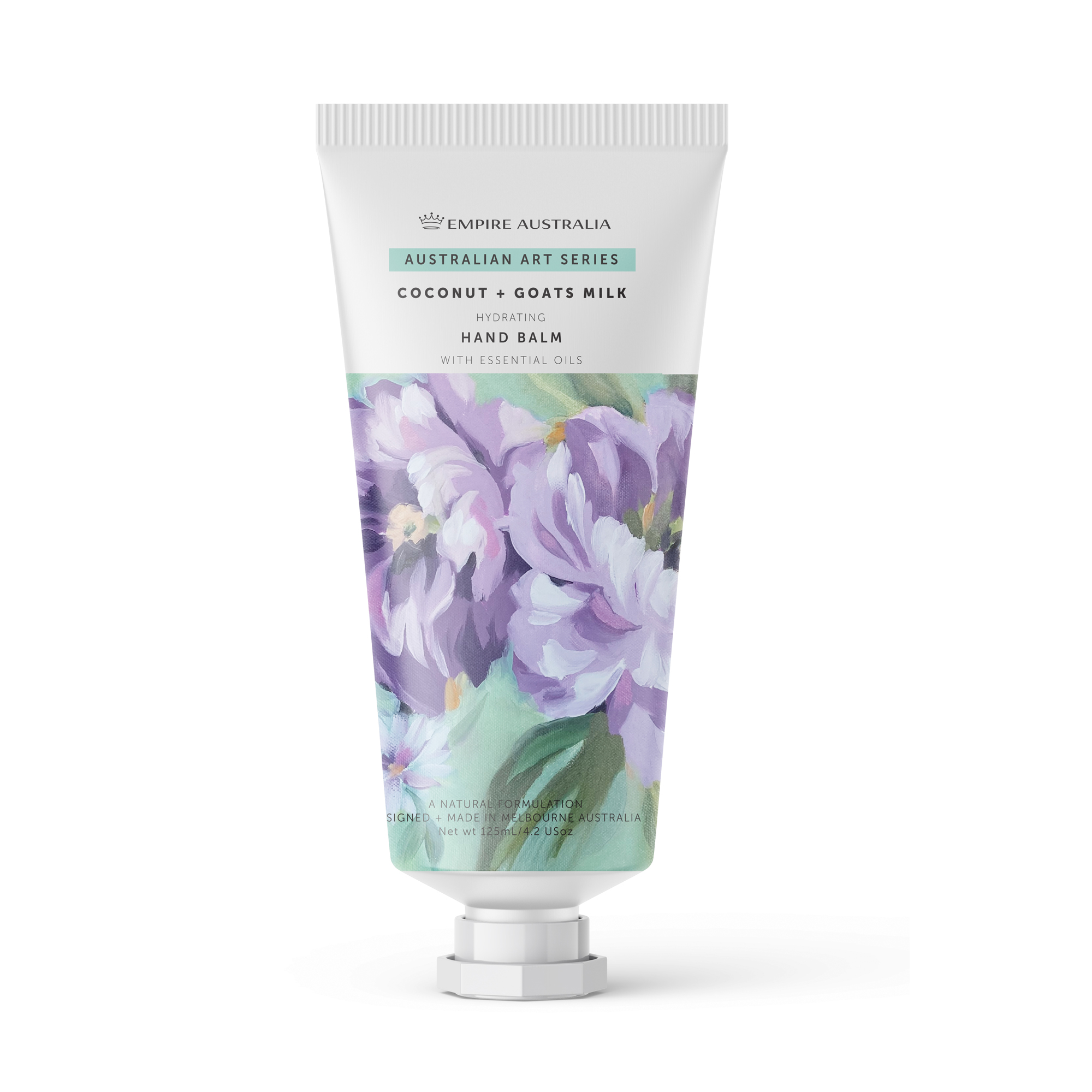 Бальзам для рук EMPIRE AUSTRALIA с кокосовым маслом и козьим молоком, "AUSTRALIAN ART SERIES", 125 м