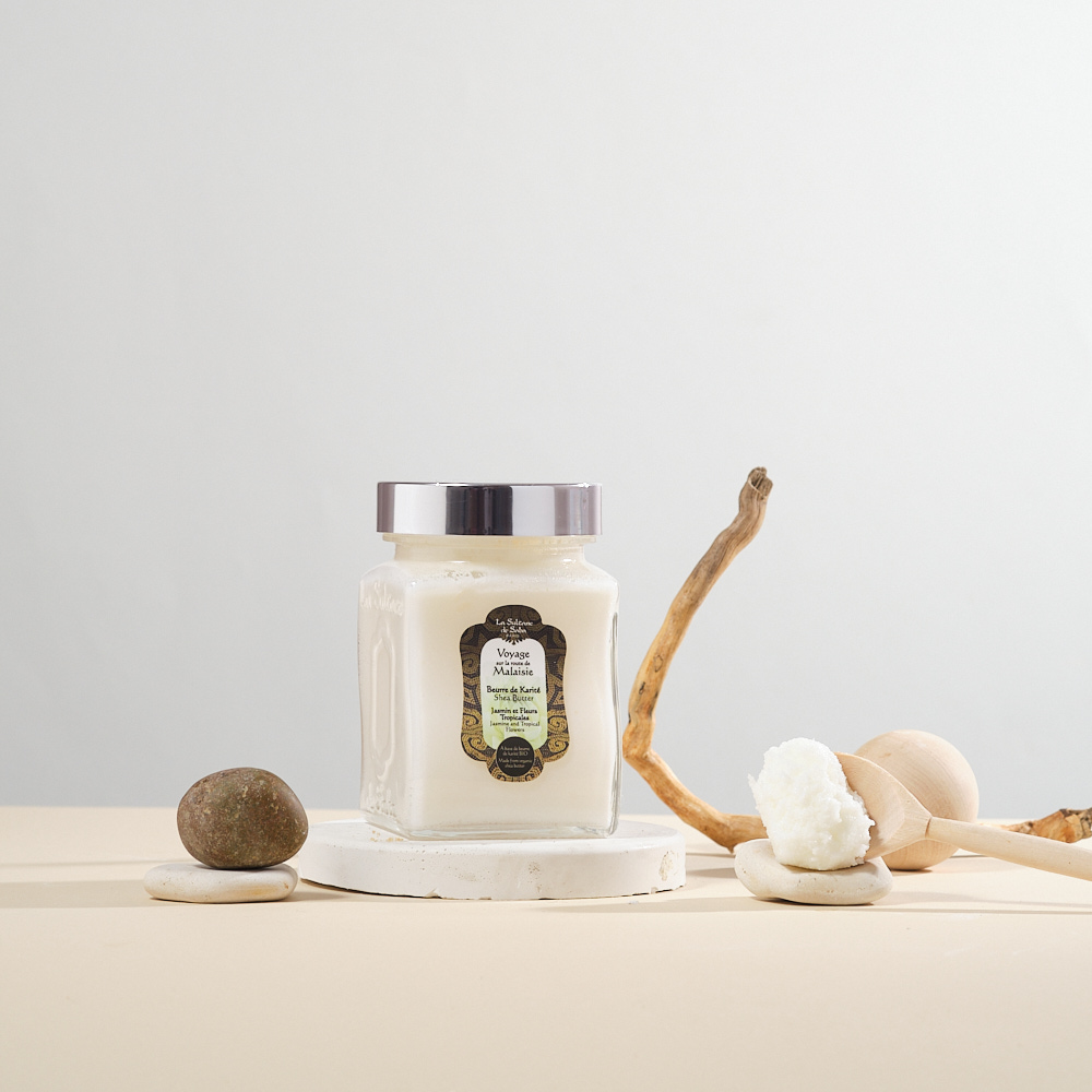 Масло карите для тела и волос  La Sultane de Saba Чампака и Тропические Цветы, 300 мл