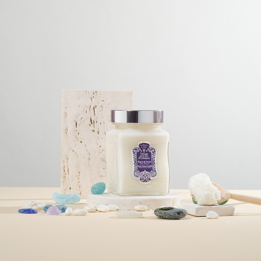 Масло карите для тела и волос  La Sultane de Saba Мускус, Ладан, Ваниль, 300 мл