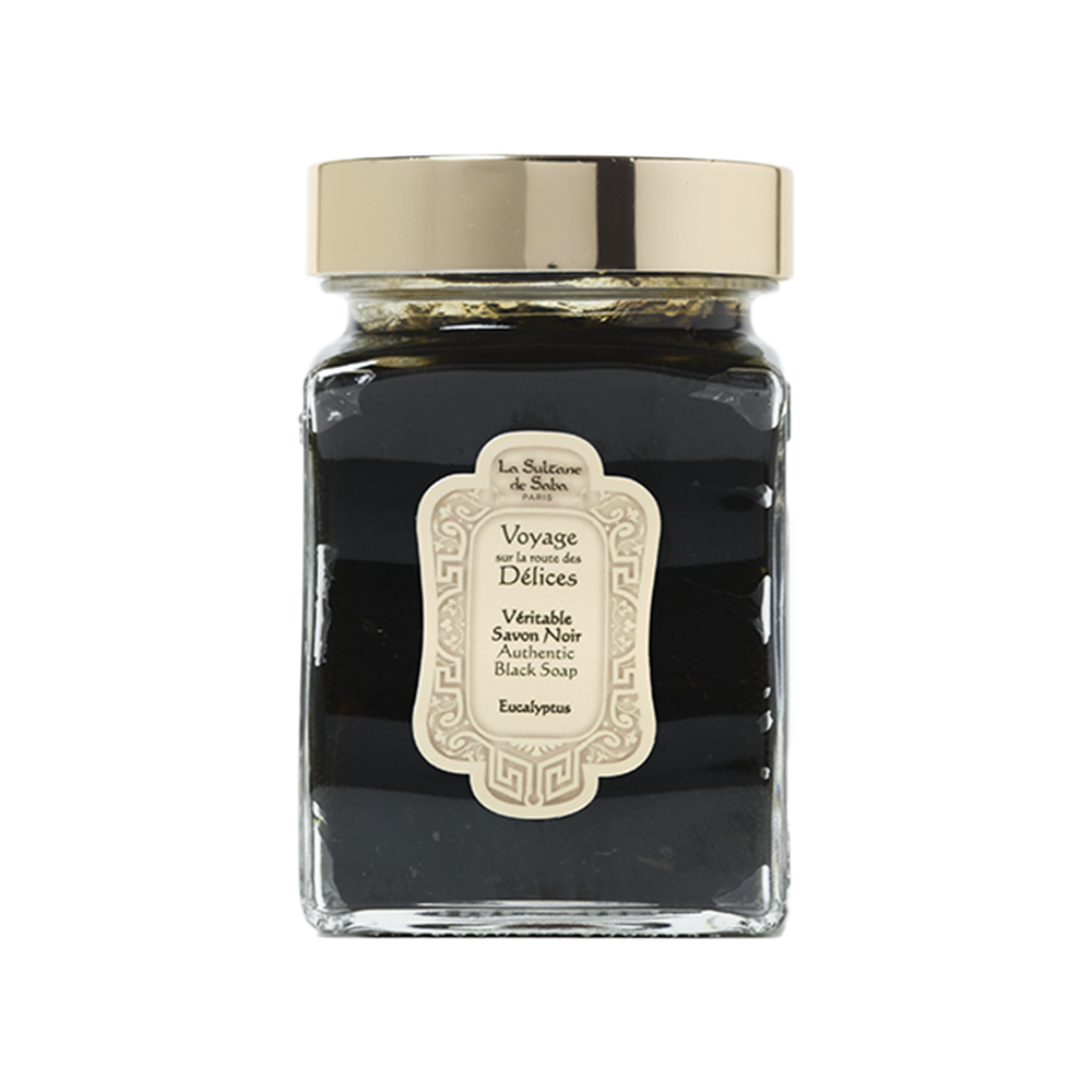 Черное мыло для лица и тела  La Sultane de Saba c эвкалиптом, 300 мл
