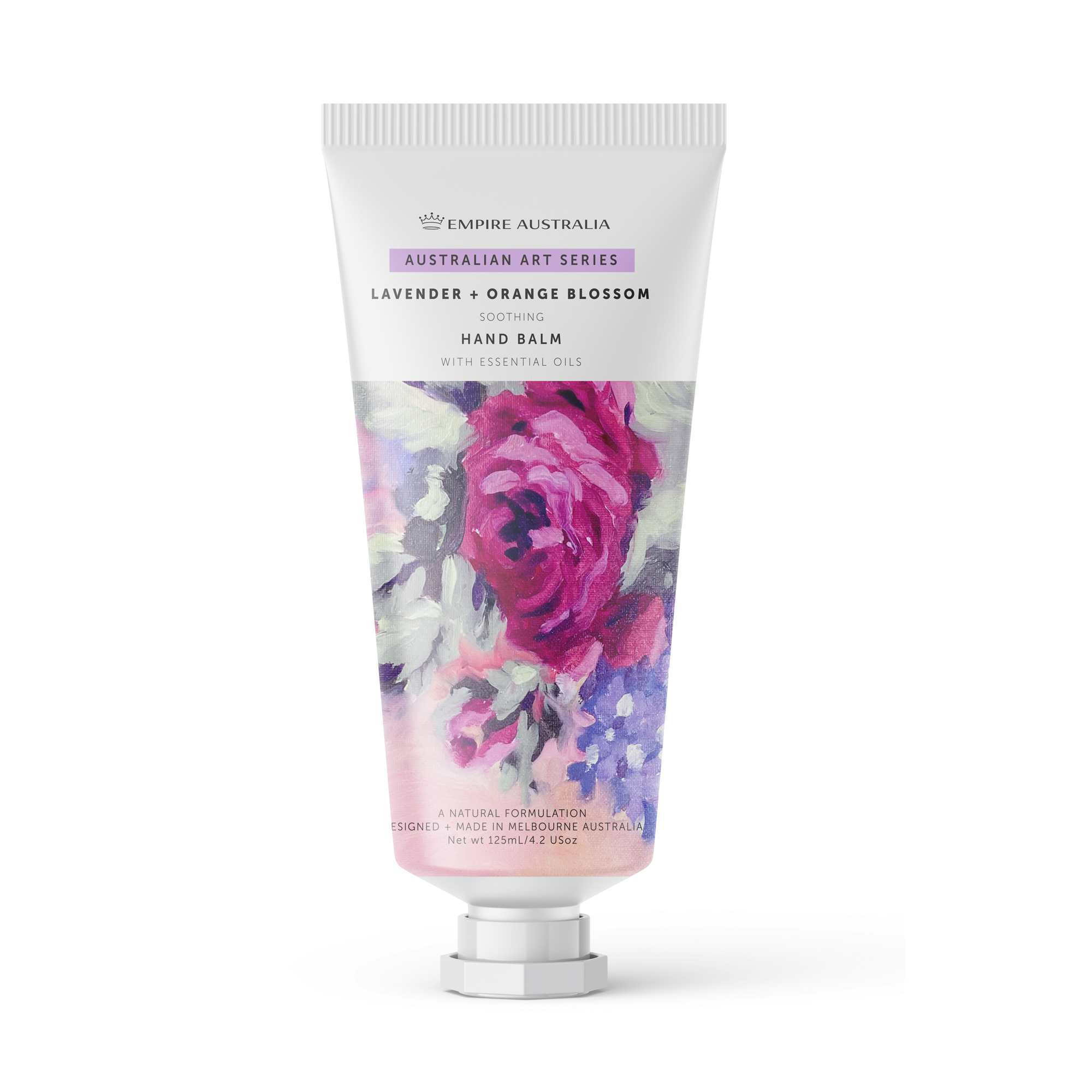 Бальзам для рук EMPIRE AUSTRALIA с маслами лаванды и цветков апельсина AUSTRALIAN ART SERIES, 125 мл